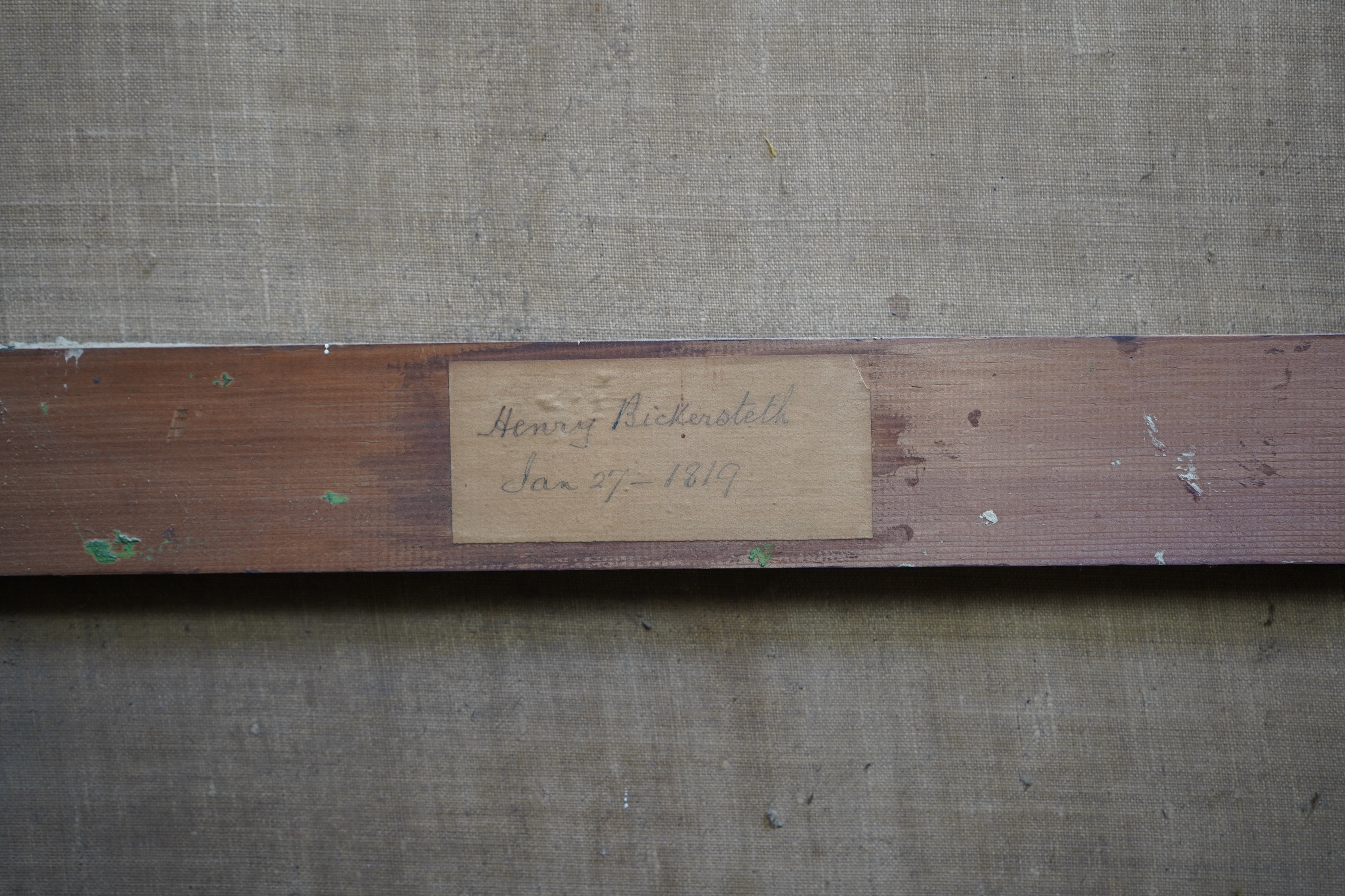 English School, 19th century, A pair of Bickersteth family portraits, probably a husband and wife